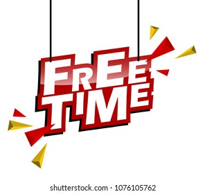 red and yellow tag free time
