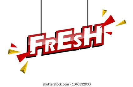 red and yellow tag fresh