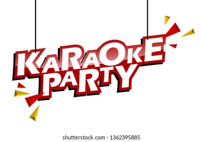 red and yellow tag karaoke party