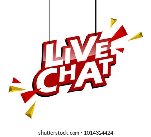 red and yellow tag live chat