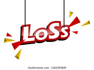 Red Yellow Tag Loss Stock Vector (Royalty Free) 1362395849 | Shutterstock