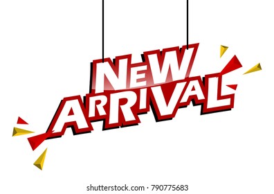 red and yellow tag new arrival