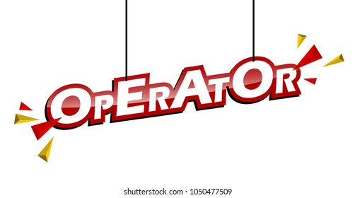 red and yellow tag operator
