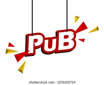 red and yellow tag pub