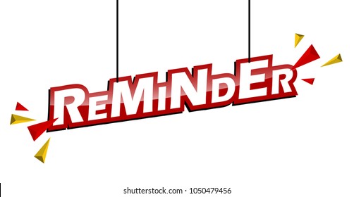 red and yellow tag reminder