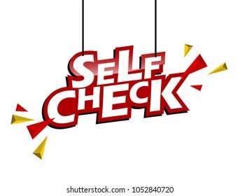 red and yellow tag self check