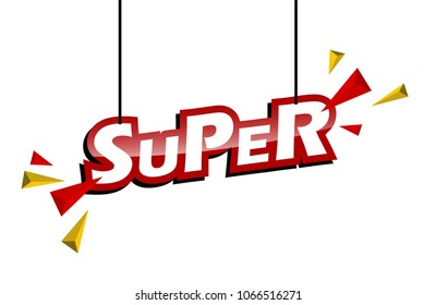 red and yellow tag super