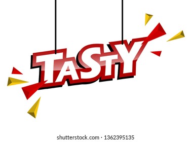 red and yellow tag tasty