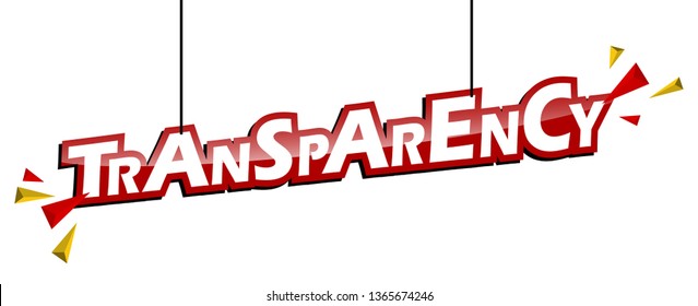red and yellow tag transparency