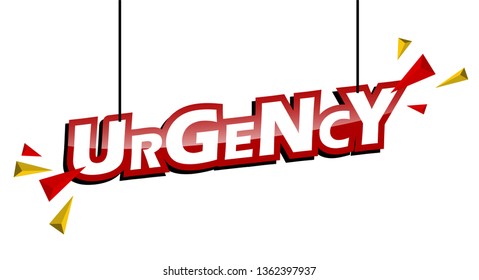 red and yellow tag urgency