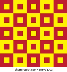 Red and Yellow Tapestry Fabric Background that is seamless and repeats