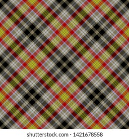 Red Yellow Tartan Plaid Scottish Seamless Pattern. Texture from tartan, plaid, tablecloths, shirts, clothes, dresses, bedding, blankets and other textile