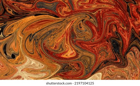 red and yellow texture wave abstract 