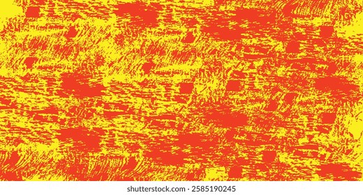 Red and yellow watercolor vector texture background for poster, cover, banner, flyer, card. Hand drawn summer illustration for design. Summer minimalist background. Paper texture.