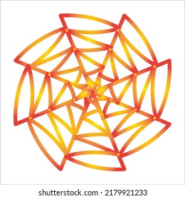 Red and yellow web design, suitable as decoration for halloween