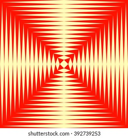 Red yellowish abstract background. Psychedelic wallpaper. Vector illustration