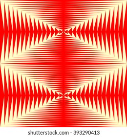 Red yellowish abstract background. Psychedelic wallpaper. Vector illustration