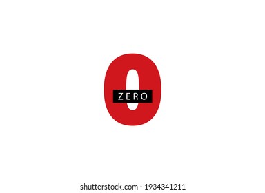 Red zero with black inserts clipart. Arithmetic commissionsymbol of trade white maximum marketing discount and special market vector ecommerce offer.