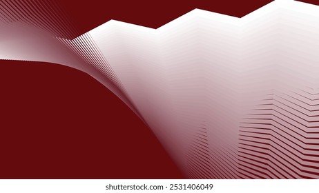 Red zig zag pattern abstract background for backdrop or presentation