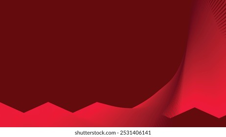 Red zig zag pattern abstract background for backdrop or presentation