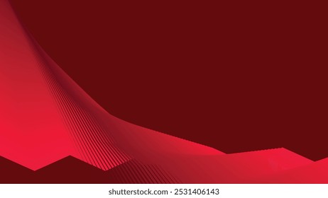 Red zig zag pattern abstract background for backdrop or presentation