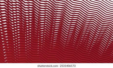 Red zig zag pattern abstract background for backdrop or presentation