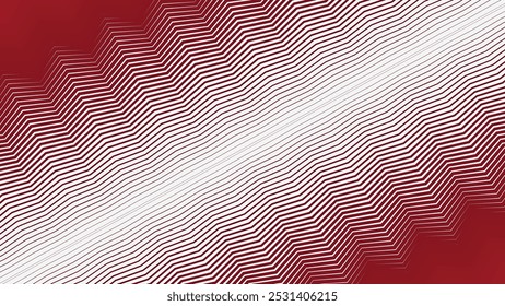 Red zig zag pattern abstract background for backdrop or presentation