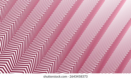 Red Zig Zag Stripes Line Patroon Achtergrond voor Trendy Stof Behang Textiel en Digitaal Ontwerp