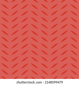 Red zigzag geometric vector pattern, abstract repeat background, seamless repeating tile.