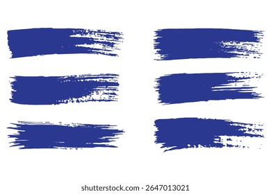 Redação Acrílica pinceladas conjunto de vetores de traçados - Grunge tinta manchas, elementos texturizados artísticos modernos para projetos de design, coleção de traço preto abstrato editável