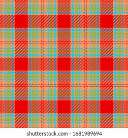 Red,Beige,Blue and Green Tartan Plaid Scottish Seamless Pattern. Texture from tartan, plaid, tablecloths, shirts, clothes, dresses, bedding, blankets and other textile.