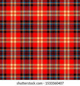 Red,Black,Beige,Blue and Gold Tartan Plaid Scottish Seamless Pattern. Texture from tartan, plaid, tablecloths, shirts, clothes, dresses, bedding, blankets and other textile.