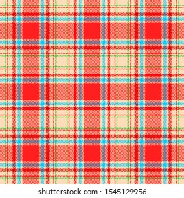 Red,Blue,Beige and Green Tartan Plaid Scottish Seamless Pattern. Texture from tartan, plaid, tablecloths, shirts, clothes, dresses, bedding, blankets and other textile.
