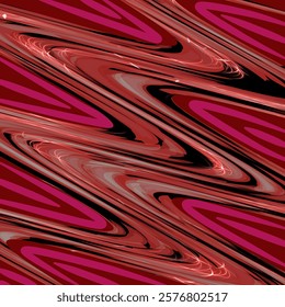 Red-Brown-Black Colored Wavy Design. Can be used as a background or as a pattern for fabric, tile, laminates, carpet, curtain, cushion, gift wrap, wallpaper, phone cases, electronics, footwears etc.