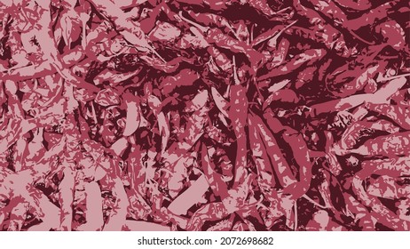 Roter Beton, weiße Wandfarbe für strukturierten Hintergrund, roter Beton, Hintergrund oder Textur, tropische Blätter, natürlicher Schatten auf rotem strukturiertem Hintergrund, strukturierter Hintergrund