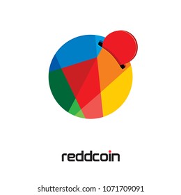 Reddcoin Cryptocurrency Coin Sign