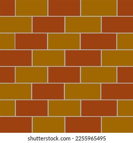 reddish brown bricks pattern vector background