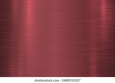  Reddish brown brushed steel metal texture background vector illustration.