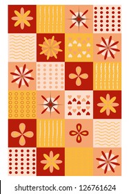 reddish flowers