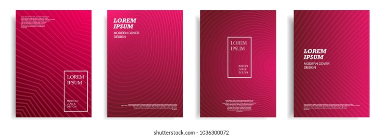 reddish modern cover design with dynamic colorful halftone gradient.