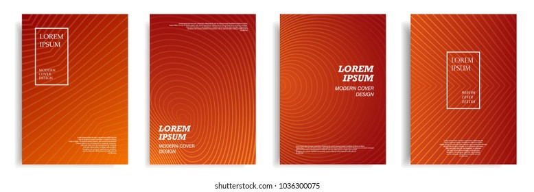 reddish modern cover design with dynamic colorful halftone gradient.