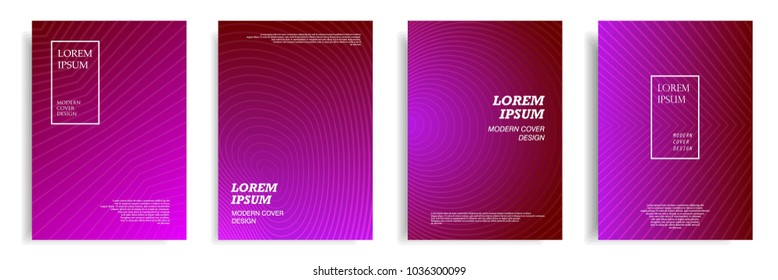 reddish modern cover design with dynamic colorful halftone gradient.