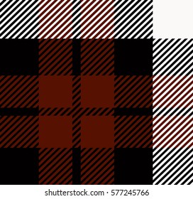 Reddish Tartan Cloth Pattern,
Scottish tissue. pattern vector