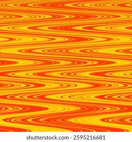 Reddish-Yellow Brushstrokes Wavy Pattern. Can be used as a pattern for background,  photoframe, wallpaper, tile, laminate, interior, furniture, phone case, bag, card, cover, fabric, carpet, cushion.