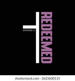 Redeem ed  Typographic T-shirt Design