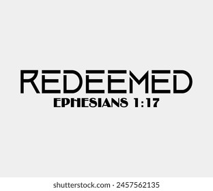 Redeemed, Christian design, Christian bundle, Christian T-shirt design, Christian quotes design