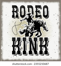 redeo king cowboy t-shirt design