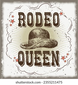 redeo queen cowgirl t-shirt design