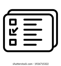 Redesign list icon. Outline redesign list vector icon for web design isolated on white background