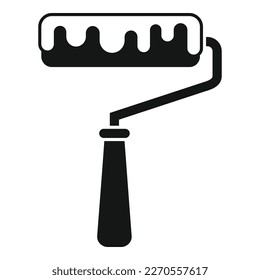 Redesign paint roller icon simple vector. Web ui. Studio project